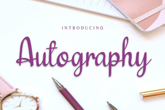Autography Font - Featured Image