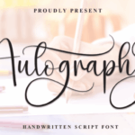 Autography Font - Featured Image