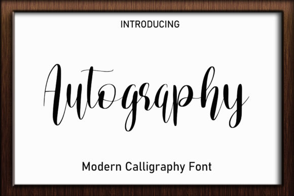 Autography Font - Featured Image
