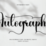 Autography Font - Featured Image