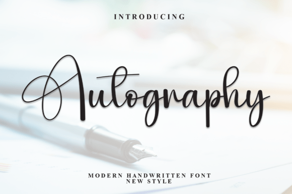 Autography Font - Featured Image