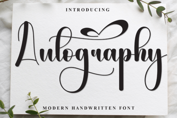 Autography Font - Featured Image