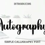 Autography Font - Featured Image