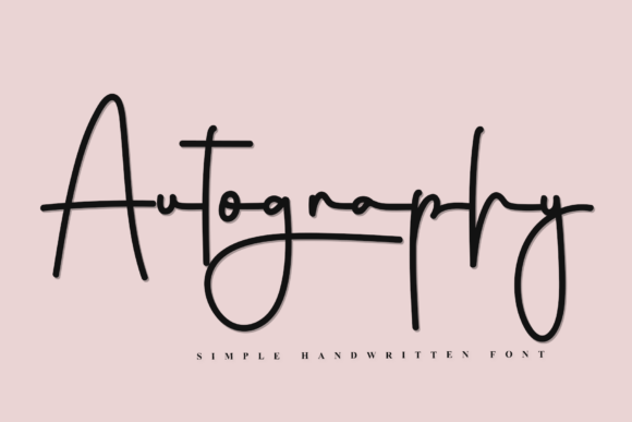 Autography Font - Featured Image
