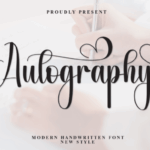 Autography Font - Featured Image