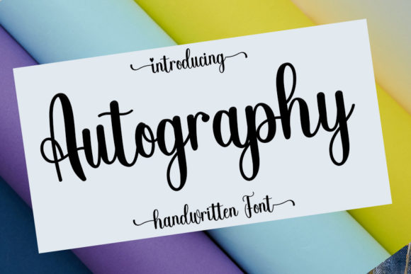 Autography Font - Featured Image