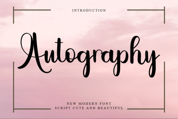 Autography Font - Featured Image