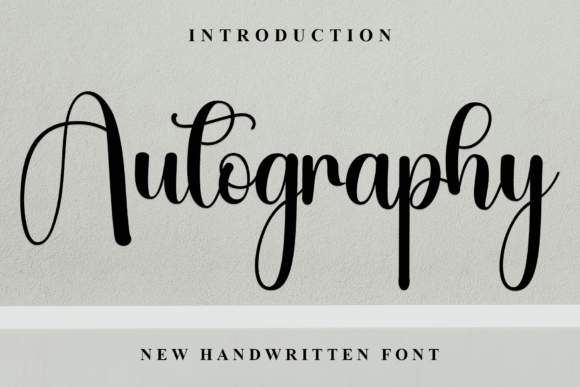 Autography Font - Featured Image