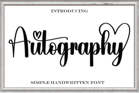 Autography Font - Featured Image