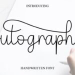 Autography Font - Featured Image
