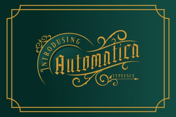 Automatica Font - Featured Image