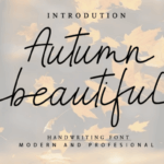 Autumn Beautiful Font - Featured Image