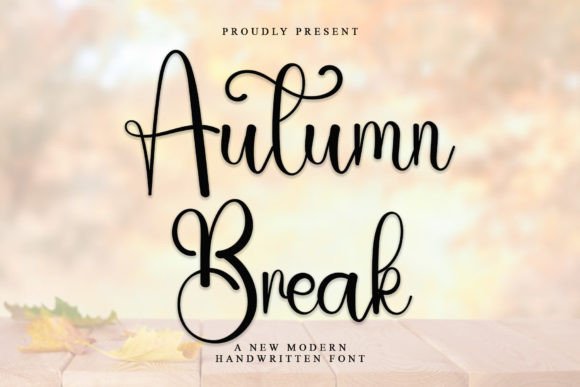 Autumn Break Font - Featured Image