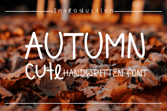 Autumn Cute Font - Featured Image