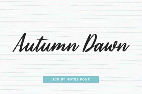 Autumn Dawn Font - Featured Image