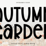 Autumn Garden Font - Featured Image