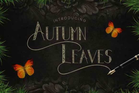 Autumn Leaves Font - Featured Image