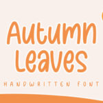 Autumn Leaves Font - Featured Image