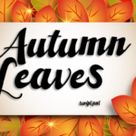 Autumn Leaves Font - Featured Image