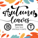 Autumn Leaves Font - Featured Image