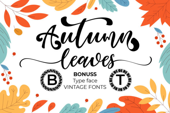 Autumn Leaves Font - Featured Image
