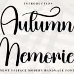 Autumn Memories Font - Featured Image