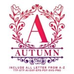 Autumn Monogram Font - Featured Image