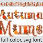Autumn Mums Font - Featured Image