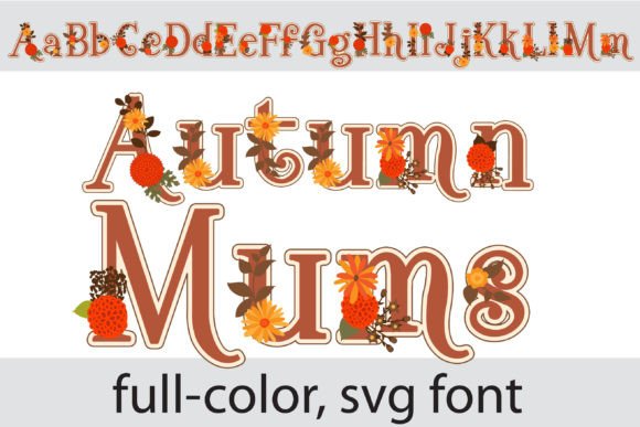 Autumn Mums Font - Featured Image