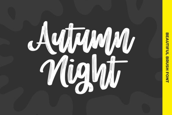 Autumn Night Font - Featured Image