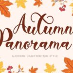 Autumn Panorama Font - Featured Image