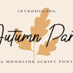 Autumn Party Font - Featured Image