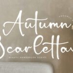 Autumn Scarletta Font - Featured Image