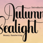 Autumn Sealight Font - Featured Image