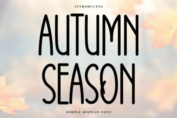 Autumn Season Font - Featured Image