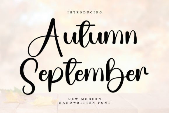 Autumn September Font - Featured Image