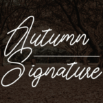 Autumn Signature Font - Featured Image