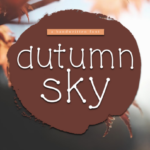 Autumn Sky Font - Featured Image