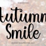 Autumn Smile Font - Featured Image