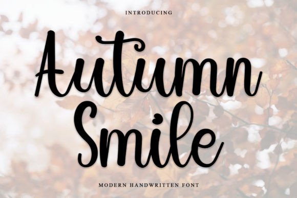 Autumn Smile Font - Featured Image