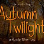 Autumn Twilight Font - Featured Image