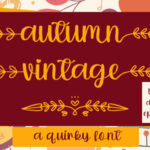 Autumn Vintage Font - Featured Image