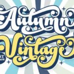 Autumn Vintage Font - Featured Image