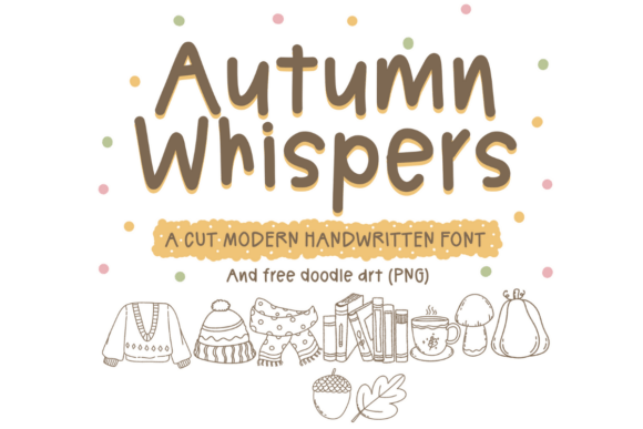 Autumn Whispers Font - Featured Image