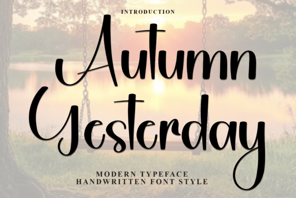 Autumn Yesterday Font - Featured Image