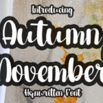 Autumn in November Font - Featured Image
