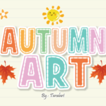 Autumnart Regular Font - Featured Image