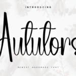 Aututors Font - Featured Image