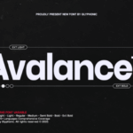 Avalance Font - Featured Image