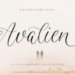 Avalien Font - Featured Image